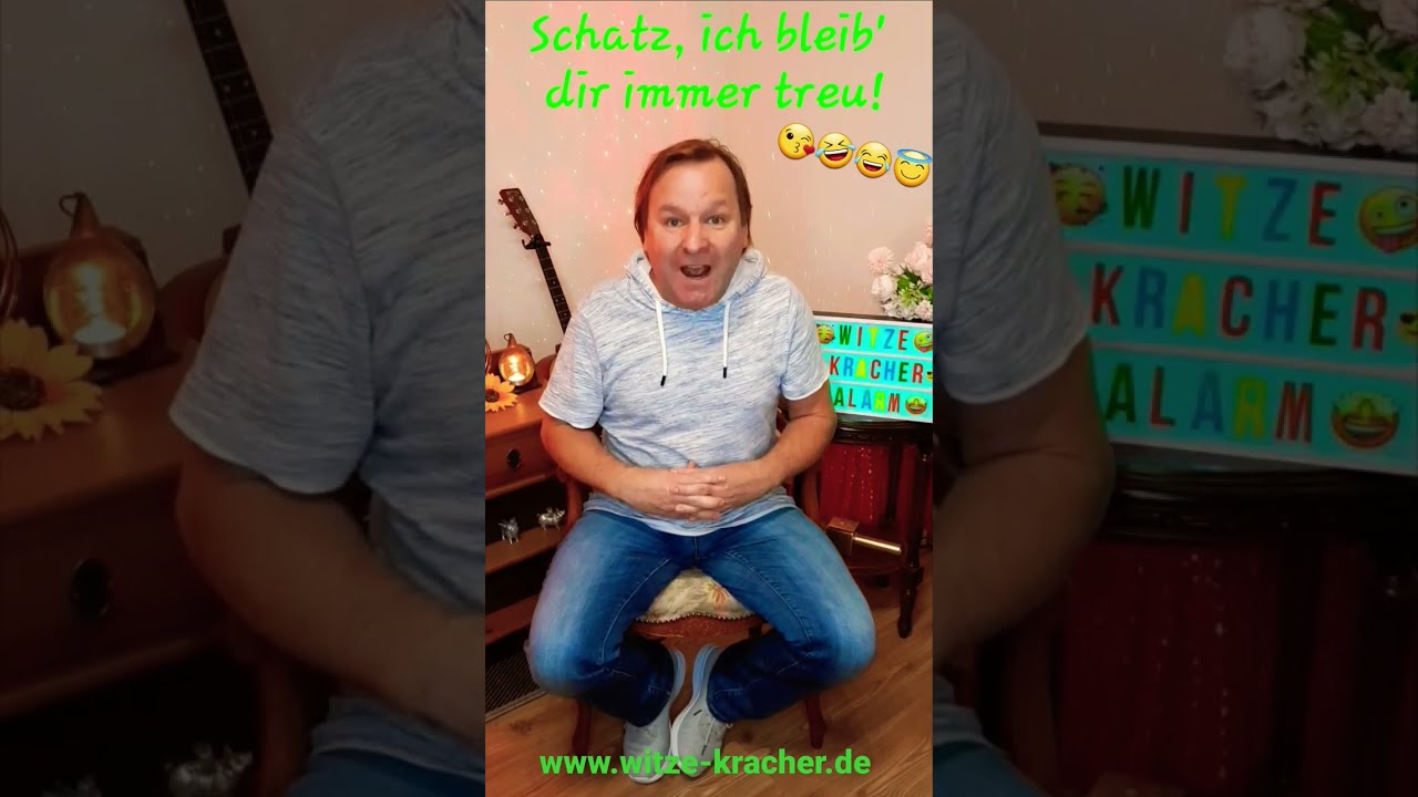 Schatz, ich bleib dir immer treu und gehen nicht fremd! Witze Kracher des Tages