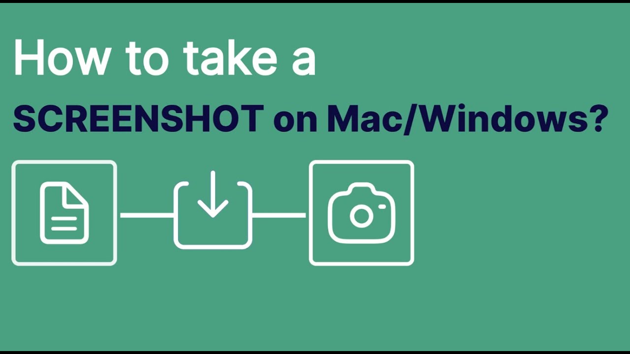 How to take a screenshot on Mac/Windows?