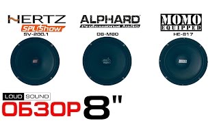 Hertz SV-200.1 vs Momo HE-817 vs DB-M80 - Обзор (Review)(Самый долгожданный обзор и тест! Сравнение и тест АЧХ, замер громкости и прослушивание 20см (8