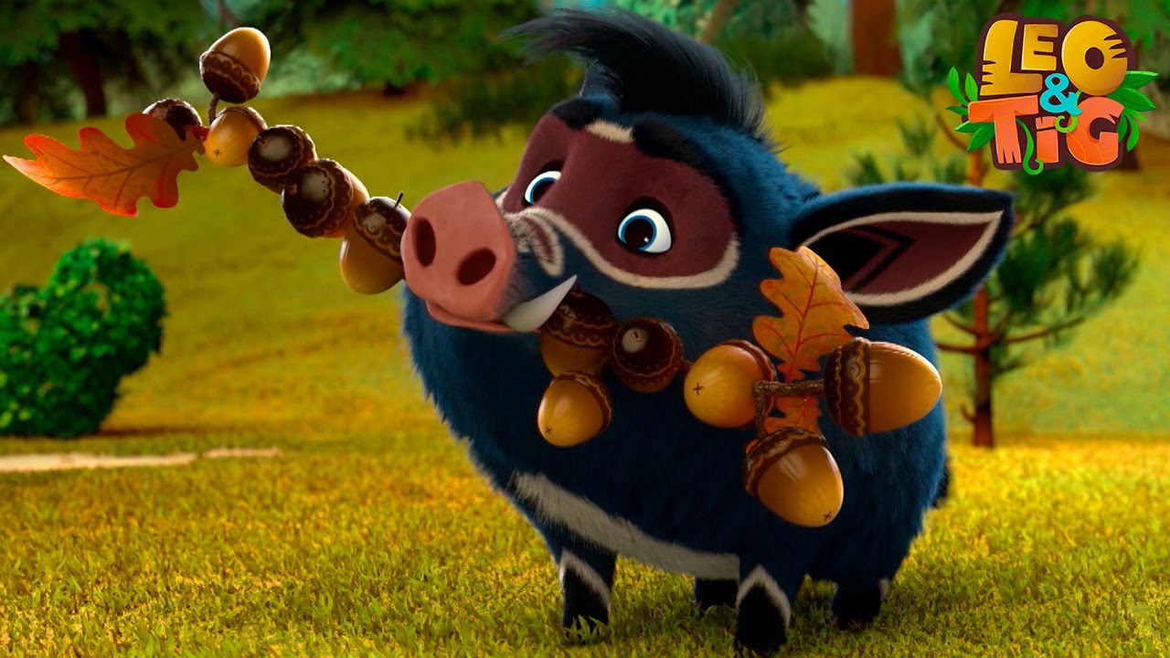 Storie d'autunno🍂 💥 Leo e Tig Italia 🐯🦁 Cartone animato per bambini
