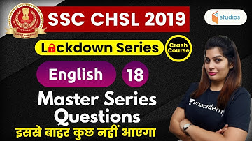 1:00 PM - SSC CHSL 2019 (Crash Course) | English by Akanksha Ma