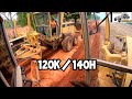 Dupla dinâmica /Motoniveladora caterpillar 120K 140H /Grader niveleuse motoconformadora patrola