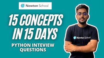 (Hindi) Python Interview Questions | Python interview questions for freshers | Newton School