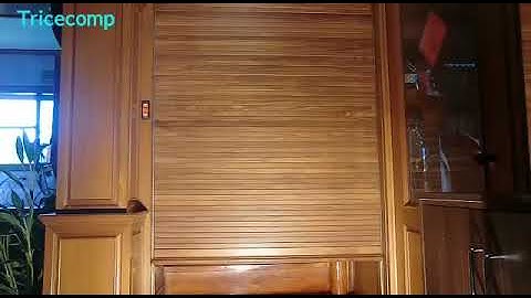 Wooden Rolling Shutter #India / Timber Rolling Shutter / Automatic Shutter / Remote Control Shutters