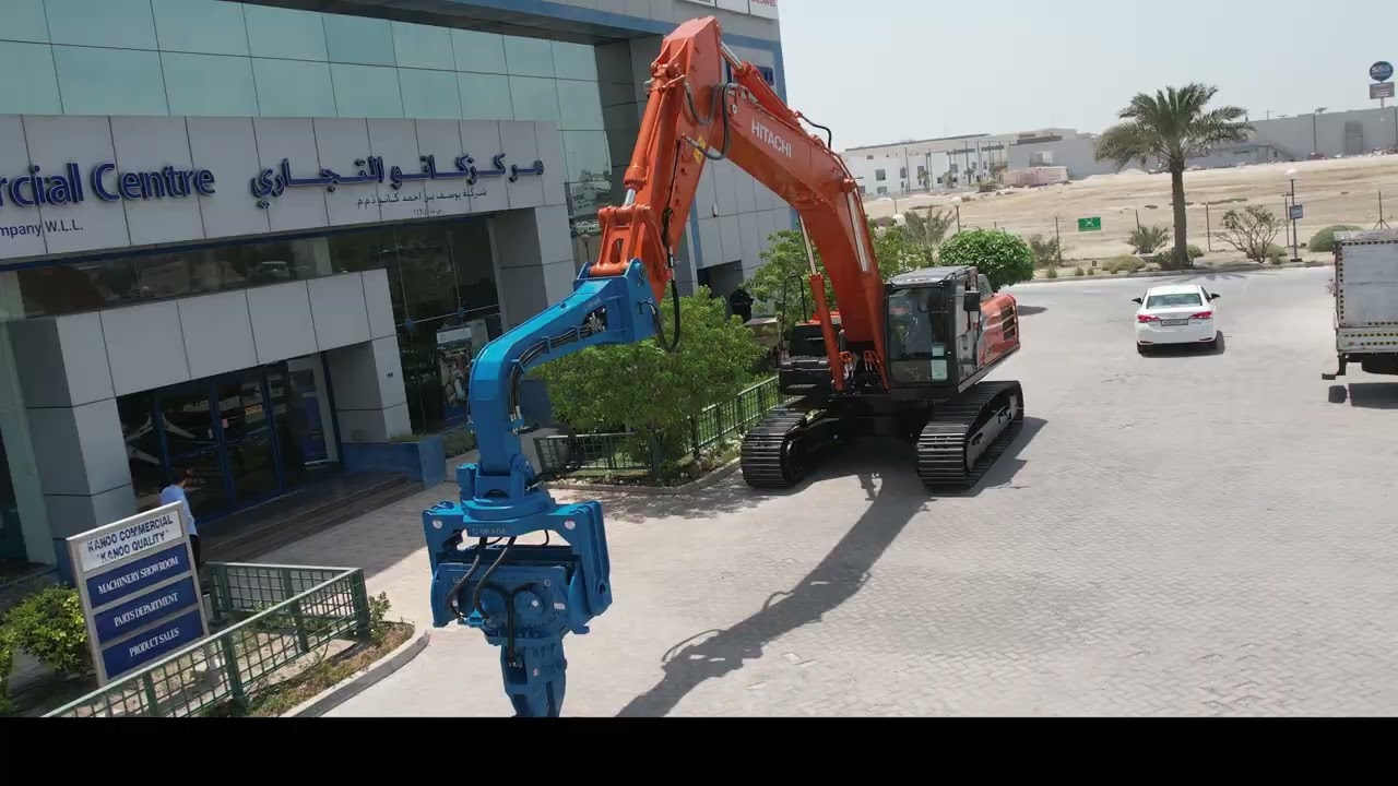 HITACHI EXCAVATOR ZX350H-7G with VIBRO HAMMER