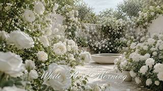 White Rose Garden 🌿 Peaceful Piano & Harp Classical Music for Reading & Relaxation