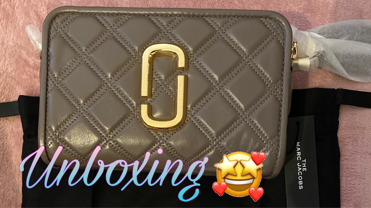 MARC JACOBS Quilted Soft Shot Bag - Loam Soil | Unboxing