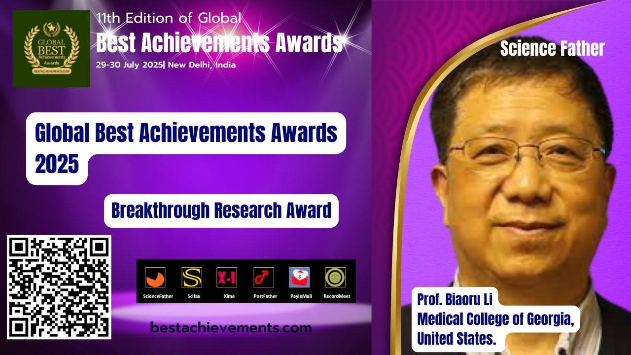 Prof. Biaoru Li - Breakthrough Research Award