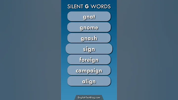 SILENT G WORDS