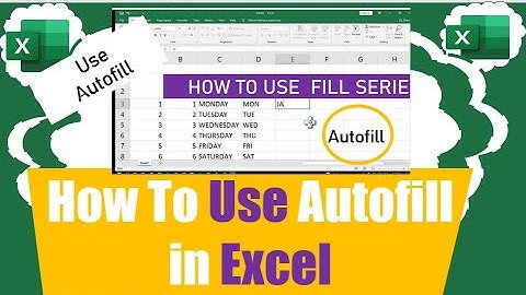 How To Use Autofill in Excel – Customize Excel Autofill Handle