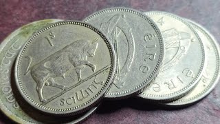 Ireland 1 Shilling Coins