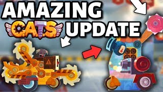 NEW ULTIMATE PARTS C.A.T.S UPDATE! (New Weapons & Body) Best Update Ever in Crash Arena Turbo Stars