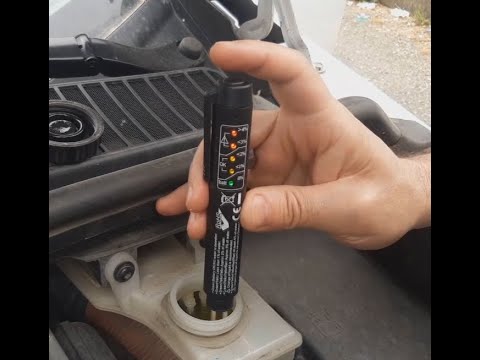 ანტიფრიზისა და სამუხრუჭე სითხის( ჟიტკოსტის) შემოწმება