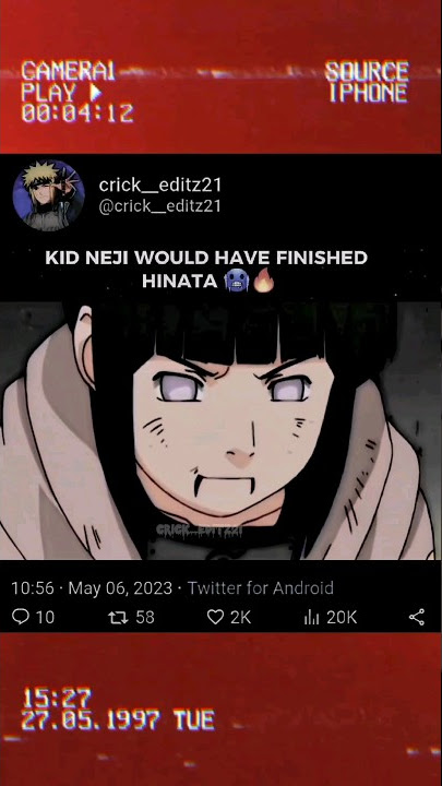 Hinata almost got killed by neji 😲🔥 | Neji vs Hinata