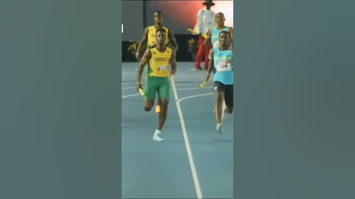 Magnificent DeAndre Daley Runs down the Bahamas For the WIN! Carifta 2023 | #short #jaydublow