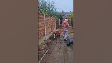 Fencing part 1 #trending #trendingshorts #viral #video #reels #paving #landscape #outdoors #fencing