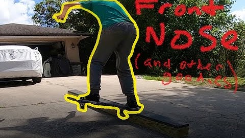 Slappy Frontside Noseslide (and other goodies on the DIY Skate Curb)