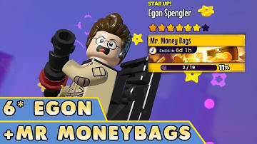 LEGO Legacy: Heroes Unboxed - 6* Egon Ghostbusters Event Rerun and Mr Moneybags Quest