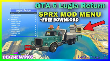 [GTA 5/PS3] *NEW* Lugia Return SPRX MOD MENU (DEX/HEN/PKG) + Free Download