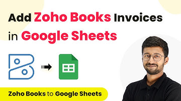 How to Add Zoho Books Invoices in Google Sheets