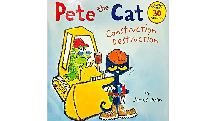 Pete the Cat Construction Destruction - Read Aloud Books for Toddlers, Kids and Children