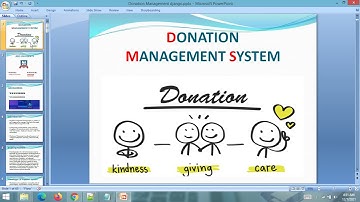 PPT - Donation Management System || Python Django