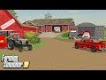 PURCHASED A FORECLOSED FARM CHEAP ($100,000) (ROLEPLAY) FARMING SIMULATOR 19