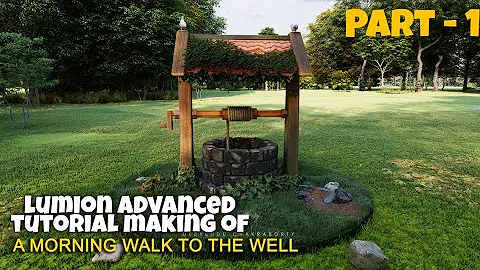 Lumion 10 Advanced tutorial | Making of 'A MORNING WALK TO THE WELL' | THE WALK#2 | PART:1