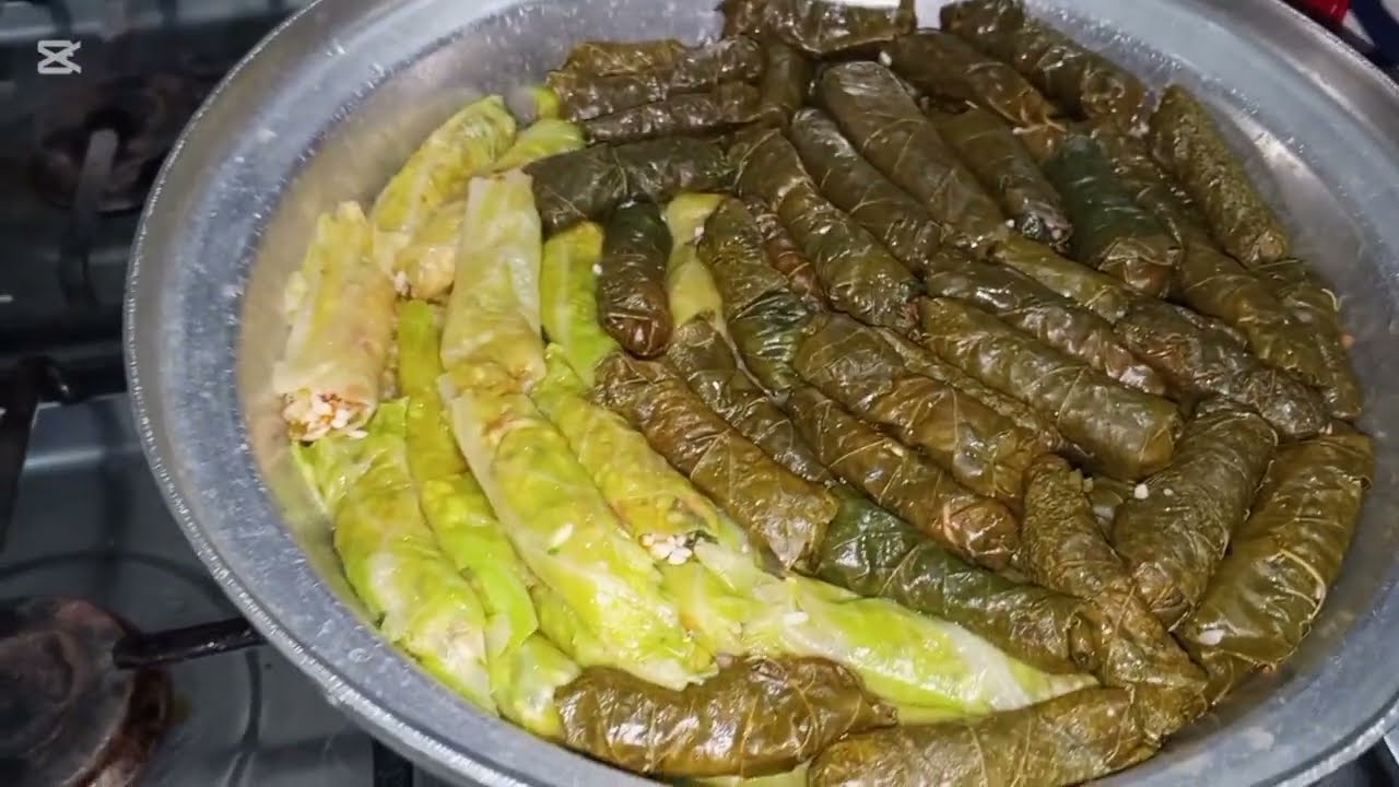 طريقة عمل محشي الكرنب وورق العنب للمبتدئين هتعملي علطول😍