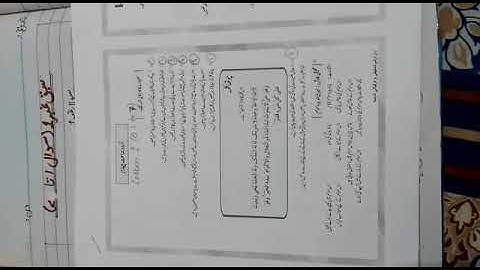 Summer Task. Class. 4 Urdu lesson 1 part A.