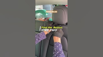 How to remove the headrest of Tesla’s rear seat?#tesla
