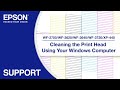 Epson Printer | Cleaning the Print Head via Windows