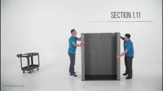 Lifetime Vertical Shed - сборка, часть 1