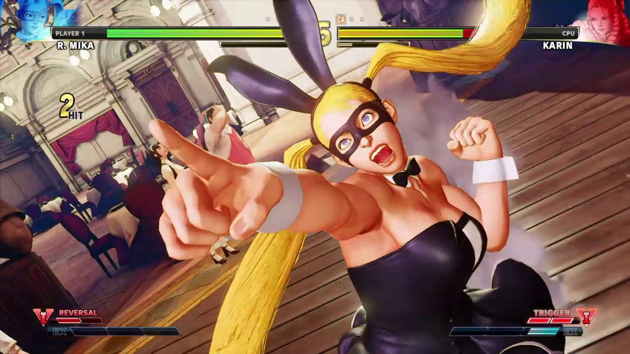 STREET FIGHTER V R Mika vs Karin - YouTube.