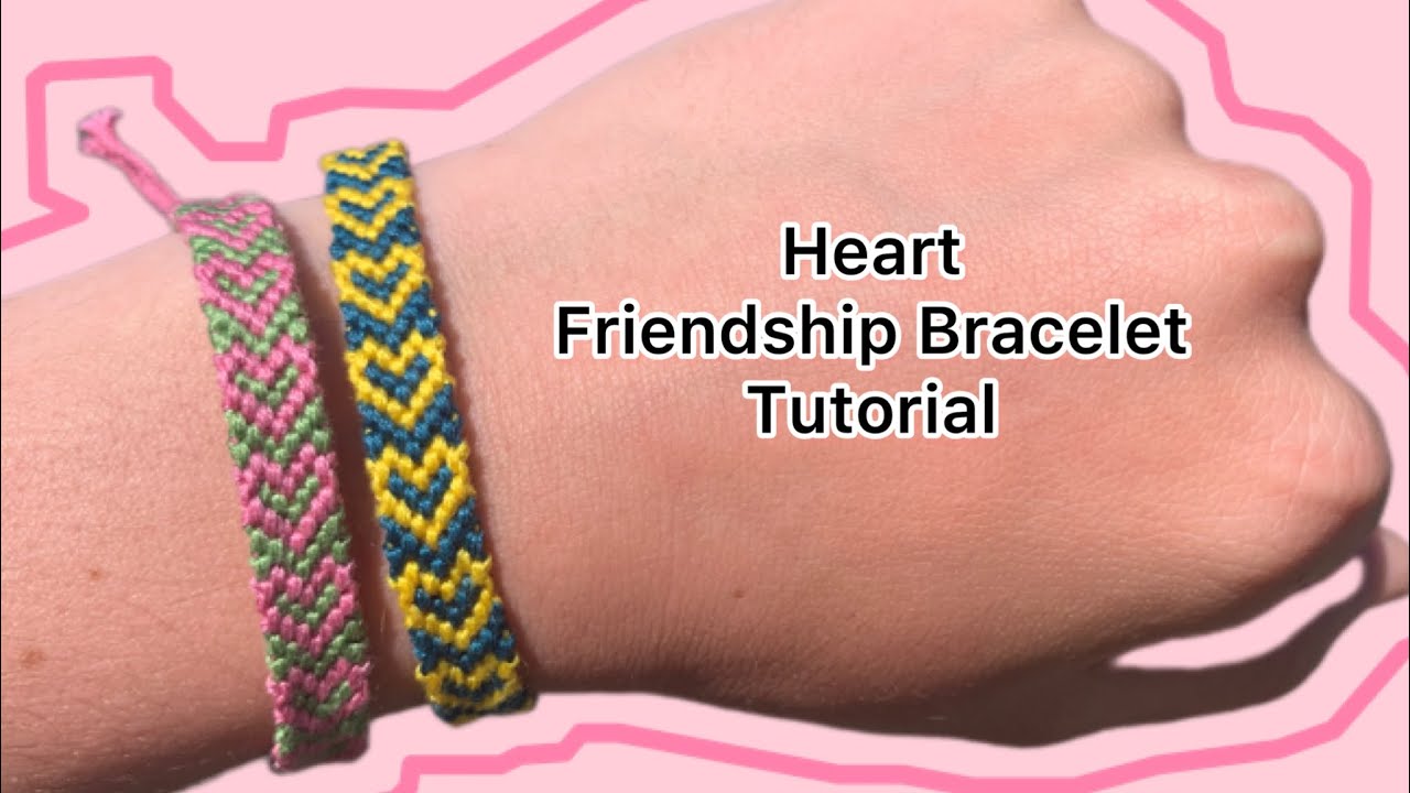 Heart Friendship Bracelet - Etsy UK