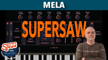 Nikolozi Mela AUv3 Synth, FX, Midi - Tutorial 12: Create a SuperSaw sound