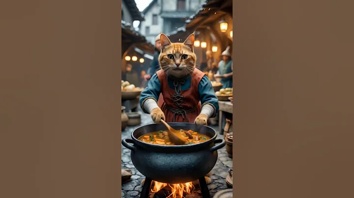 Watch the video about Orange Cat Cooking Outdoor 🍳🔪 🐈😺#cat #orangecat #catvideos #catsonlychannel #catlover #shorts