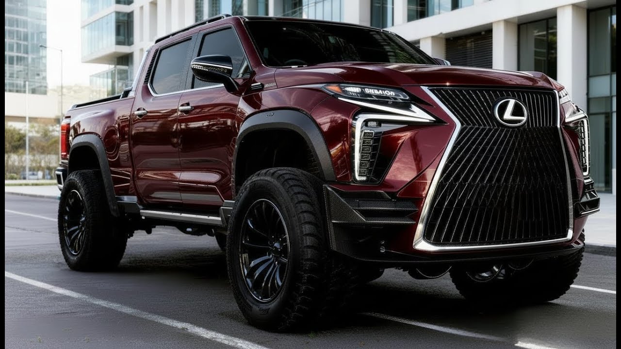 Пикап Lexus LX 7000 2027 года – высокопроизводительный автомобиль, не похожий ни на один другой.