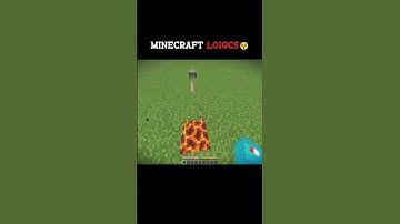 Minecraft Logic 100% Broken 💀 | Stone Cutter = Safe Zone! | #Minecraft#shorts#MinecraftShorts#funny