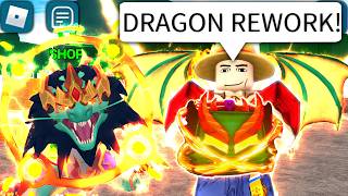 Roblox Blox Fruits Dragon Rework Update Memes