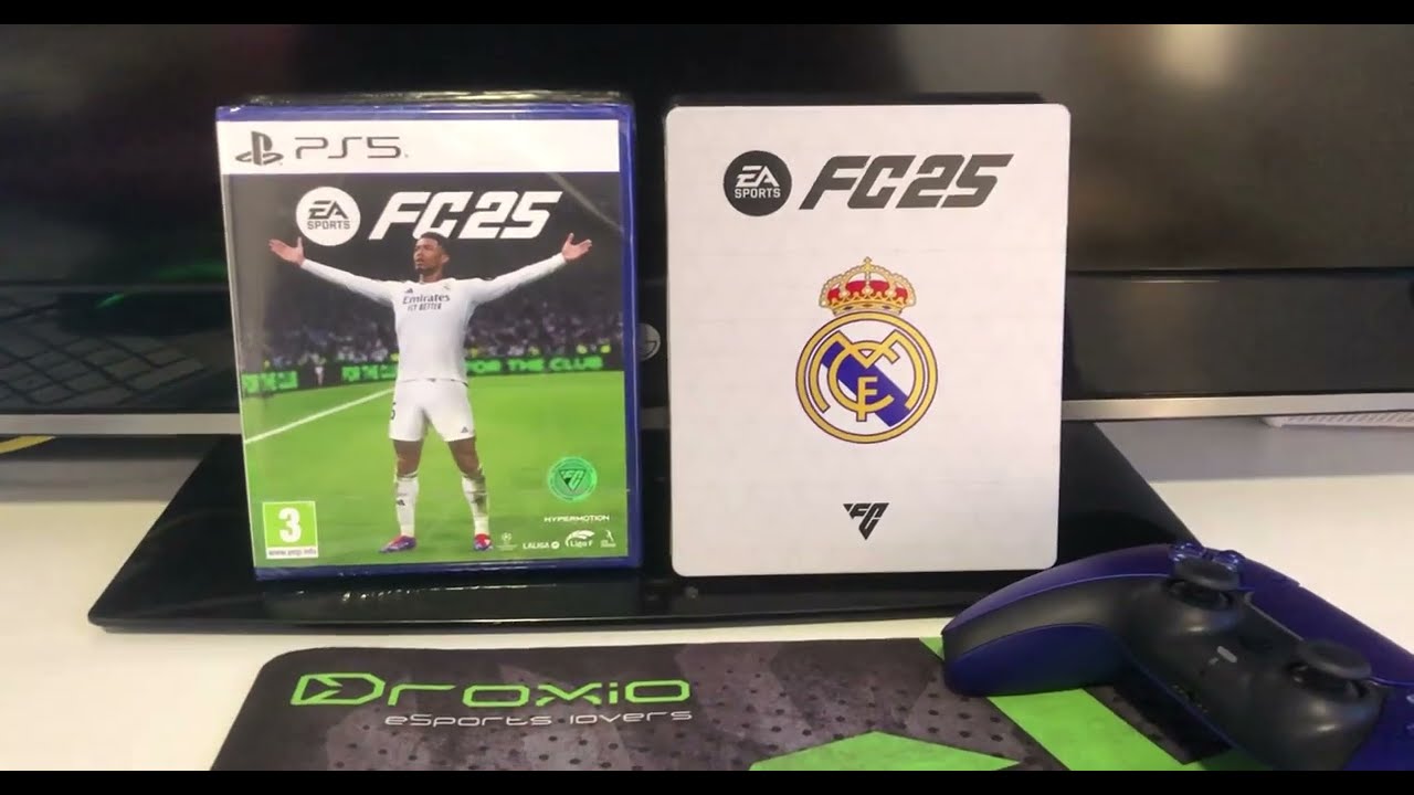 Steelbook EA Sports FC 25 Pour PS5 - Boîtier Métal Sans Jeu - Neuf Sous Cellophane