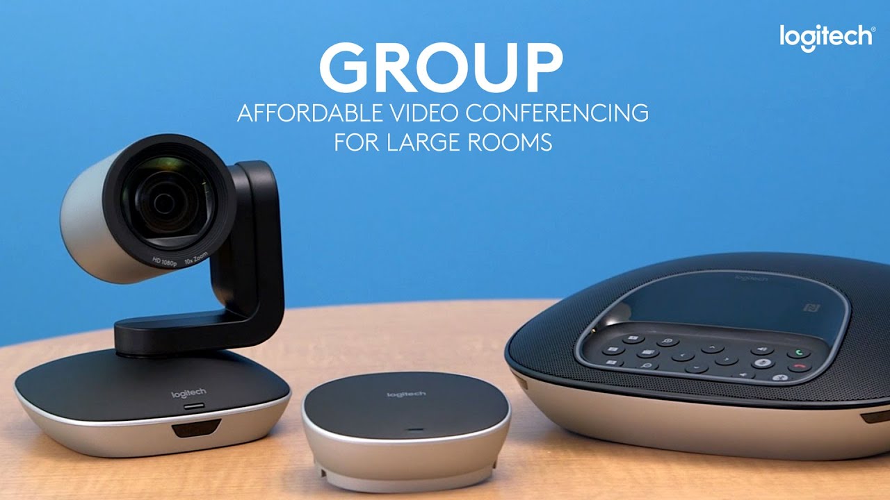 Logitech Group Conference Camera Bundle with Speakerphone and