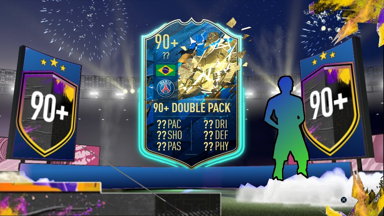 OMG HUGE BRAZILIAN TOTSSF IN 90+ DOUBLE UPGRADE PACK | FIFA 20 ULTIMATE TEAM