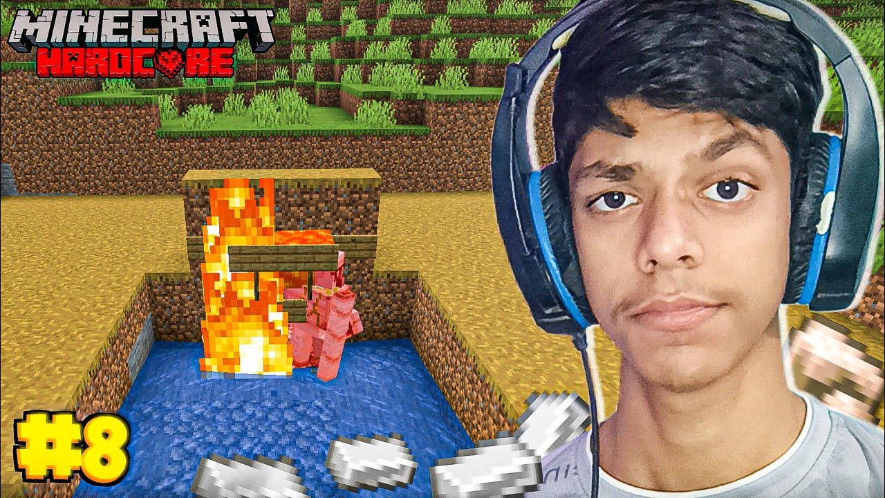Finally I Build Iron Farm in Minecraft Hardcore | #8 - YouTube