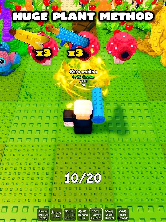 How to get huge plants in Plants VS Brainrots #plantsvsbrainrots #roblox