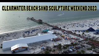 Clearwater beach sand sculptures 2023 Weekend  , Spring brake