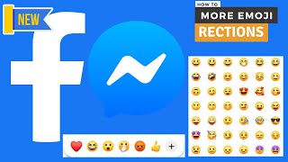Messenger tips: How to react to messenger with more + emoji plus icon screenshot 5