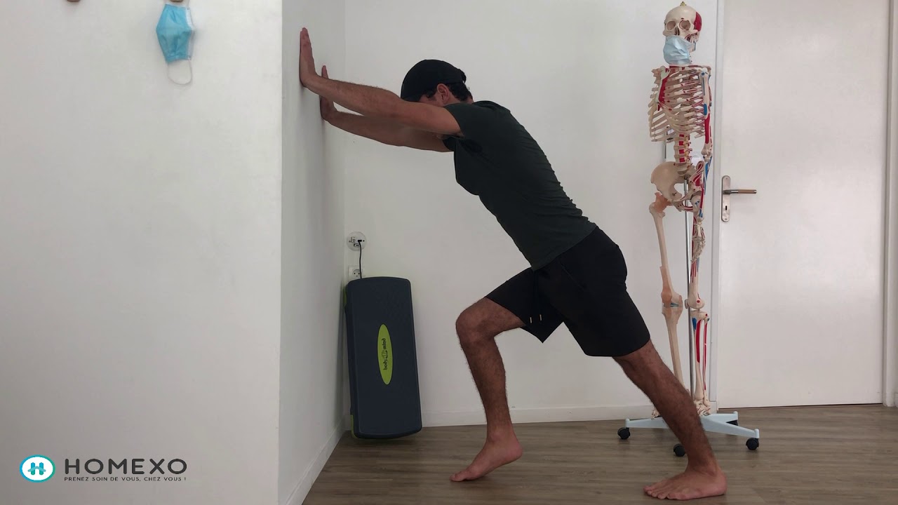 Tendinopathie d'achille. Le protocole de Stanish selon HomExo