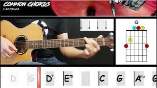 Landslide Chords For Guitar