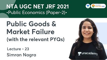 Public Goods & Market Failure with PYQs | Public Economics | NTA UGC NET-JRF 2021 | Simran Nagra